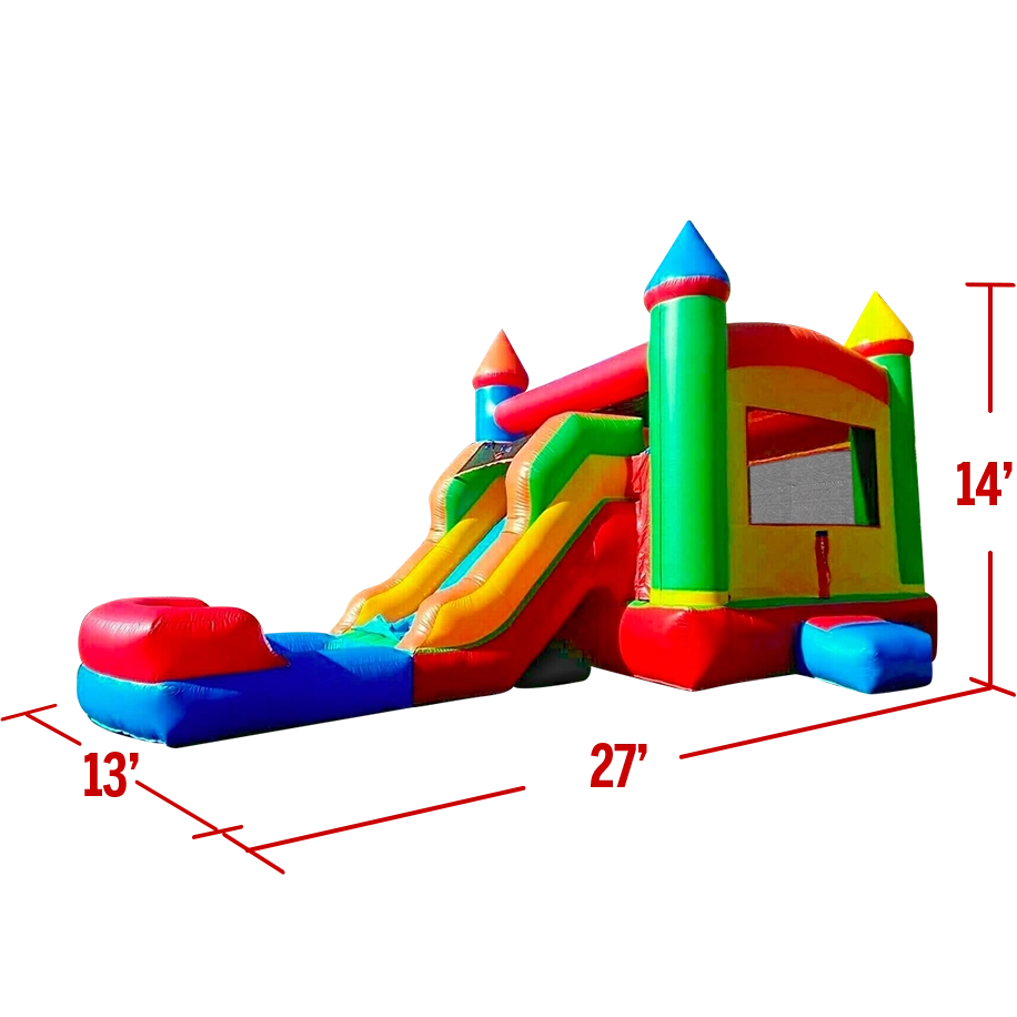 12'x12' Wet/Dry Inflatable Bounce House Combo