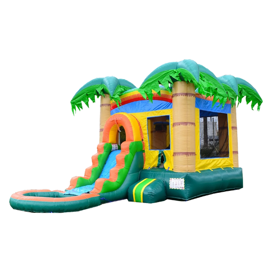 12'x12' Tropical Inflatable Bounce House Combo