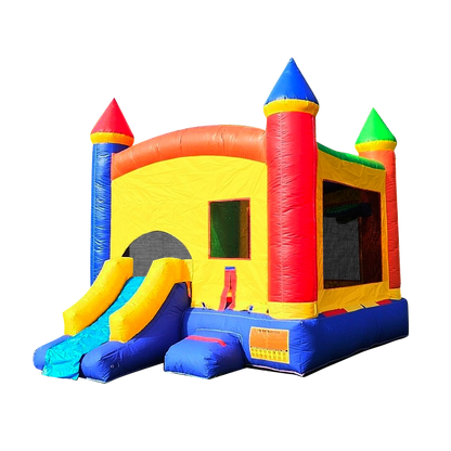 13'x13' Inflatable Bounce House w/ Basketball Hoop