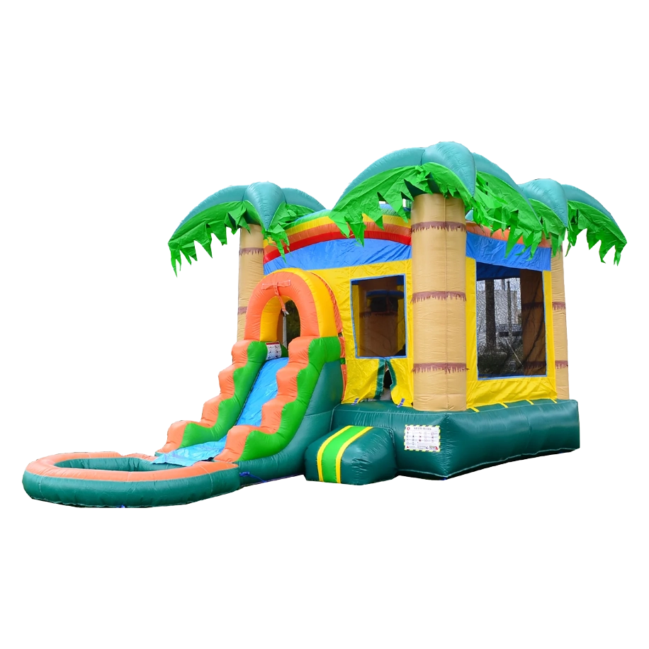 12'x12' Tropical Inflatable Bounce House Combo