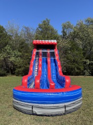 IMG 4201 1741772358 Red White & Zoom - 22ft Double Lane Slide