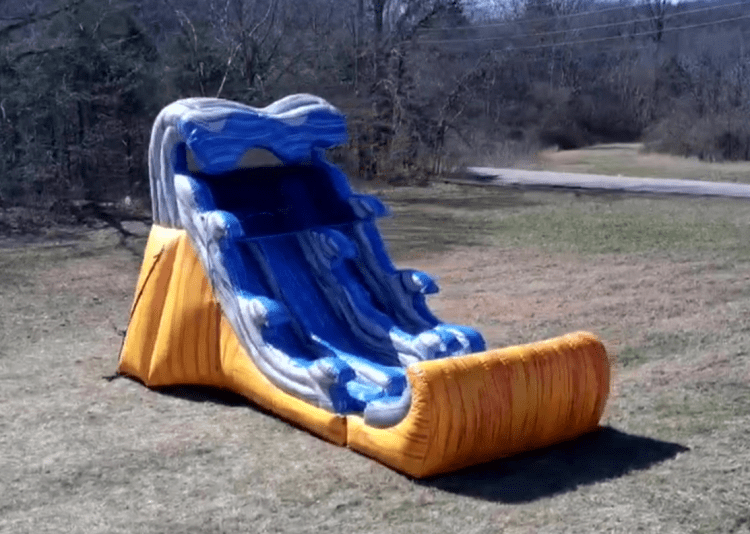 Flamin Wave - 17ft Double Lane Slide